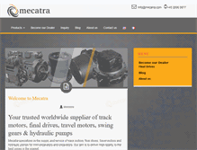 Tablet Screenshot of mecatra.com